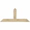 Ekena Millwork Portland Rough Sawn Timber Gable Bracket, Douglas Fir, 60"W x 27"H x 2"D x 6"F, 11/12 Pitch GBW060X27X0206POR00RDF - alternate 1